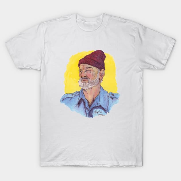 The Life Aquatic in COLOR T-Shirt by BigDogsStudio